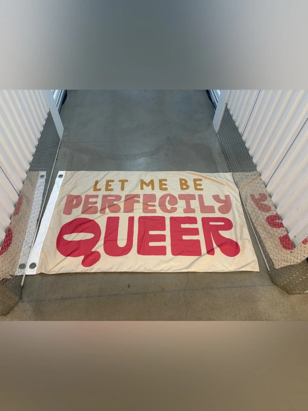 Let Me Be Perfectly Queer Banner Flag Tapestry